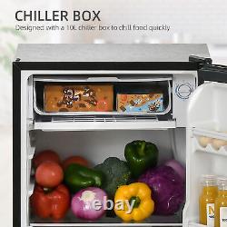 Under Counter Fridge 91L Black 47.5cm x 44.2cm x 84cm Freestanding Chiller Box