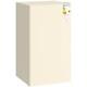 Under Counter Fridge, 91l Small Fridge With Chiller Box, Removable Shelf Beige