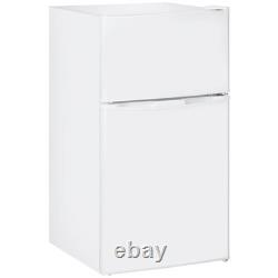 Under Counter Fridge Freezer 88L Small Refrigerator Drawer Shelves Inner Light