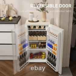 Under Counter Fridge Freezer Kitchen Freestanding 91L Refrigerator Chiller Box