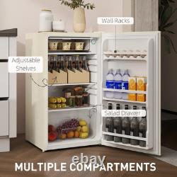 Under Counter Fridge Freezer Kitchen Freestanding 91L Refrigerator Chiller Box