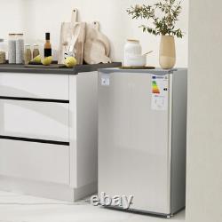 Under Counter Fridge Unit Kitchen 91L Freestanding Lockable Refrigerator Freezer