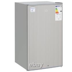 Under Counter Fridge Unit Kitchen 91L Freestanding Lockable Refrigerator Freezer