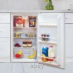 Under Counter Larder Fridge, 95 Litres, Reversible Door, White, Igenix IG3960