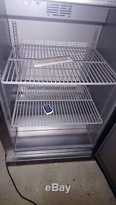 Under-counter Commercial Fridge Bottle Cooler, Weald Wm41h, Stainless Steel