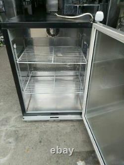 Under counter single glass door drink fridge chiller +1/+4 heavy duty Williams