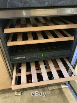 Under counter wine fridge