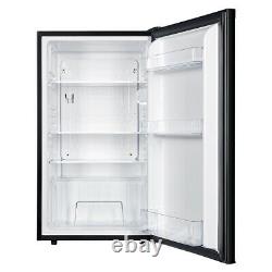 Undercounter Larder Fridge Iceking RL114BK. E Black Freestanding