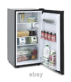 Undercounter Larder Fridge Iceking RL114BK. E Black Freestanding