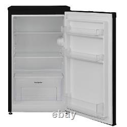 Undercounter Larder Fridge In Black, Freestanding 48cm 90L Montpellier MLA48BK