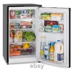 Undercounter Larder Fridge In Black, Freestanding 48cm 90L Montpellier MLA48BK