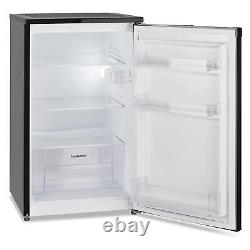 Undercounter Larder Fridge In Black, Freestanding 48cm 90L Montpellier MLA48BK