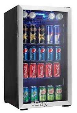 Undercounter Refrigerator Coolers 120 Bottle Beverages Chillers Wine Bars Cans