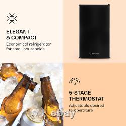 Upright Freezer Fridge 90L Freestanding Food Chiller Kitchen Vegetable Box Black