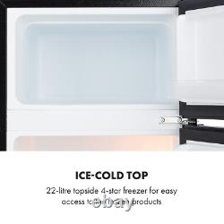 Upright Freezer Fridge Freestanding 87L Food Chiller Kitchen Vegetable Box Black