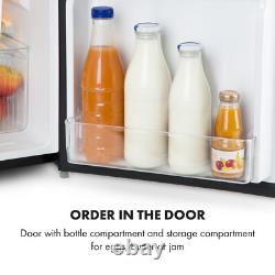 Upright Freezer Fridge Freestanding 87L Food Chiller Kitchen Vegetable Box Black