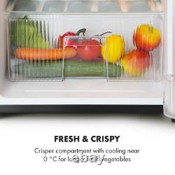 Upright Freezer Fridge Freestanding 87L Food Chiller Kitchen Vegetable Box Black