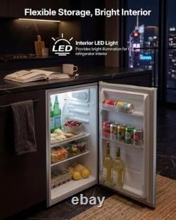 Upstreman 91 Litres Under Counter Fridge Without Freezer 83cm, Small Refrigerato