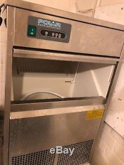 Used Polar Refrigeration Under Counter Ice Maker Machine 50kg Output