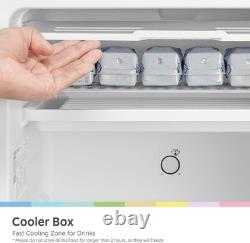 Versatile 93L Under Counter Fridge with Built-In Cooler for Optimal Storage