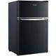 Vonshef 85l Fridge Freezer Under Counter Refrigerator 48cm Black A+ Efficiency