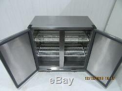 WILLIAMS DOUBLE SOLID DOOR UNDER COUNTER BACK BAR DRINKS CHILLER BC2 incl. VAT