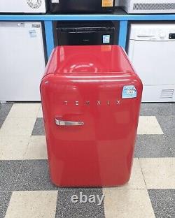 Wd5582 red teknix retro undercounter fridge with icebox t130rdr (NEW)