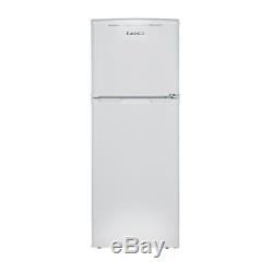 White 136 Litre Under Counter Compact Refrigerator Fridge Freezer LEC T50122W