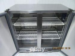 Williams Double Solid Door Under Counter Back Bar Club Drinks Chiller Bc2