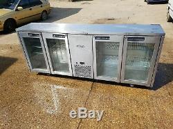 Williams Four Glass Door Under Counter Drink Fridge