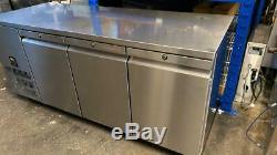 Williams HJC3SA 3 Door Stainless Steel Under Counter Fridge. 545 ltr