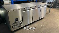 Williams HJC3SA 3 Door Stainless Steel Under Counter Fridge. 545 ltr