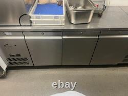 Williams Jade 3 Door Under Counter Fridge HJC3-SA Good Condition