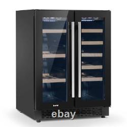Wine Cooler 40 Bottle Dual Zone Under Counter Freestanding Fridge