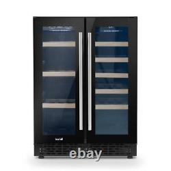 Wine Cooler 40 Bottle Dual Zone Under Counter Freestanding Fridge